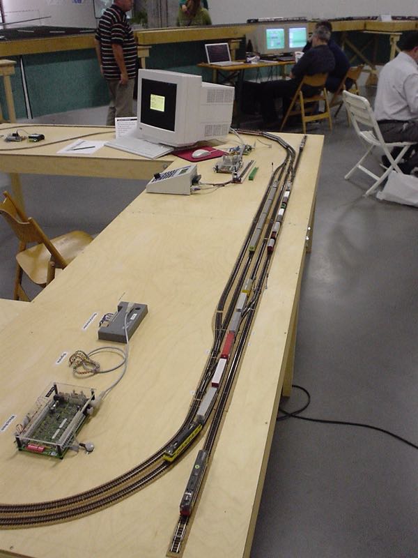 Maquette en N de démonstration des produits Müt Digirail.